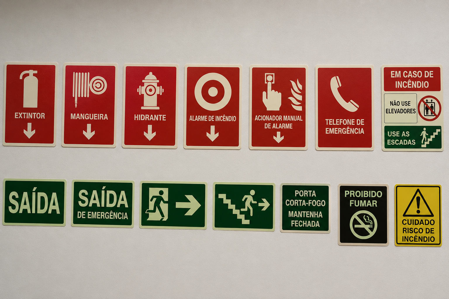 Sinalização contra incêndio